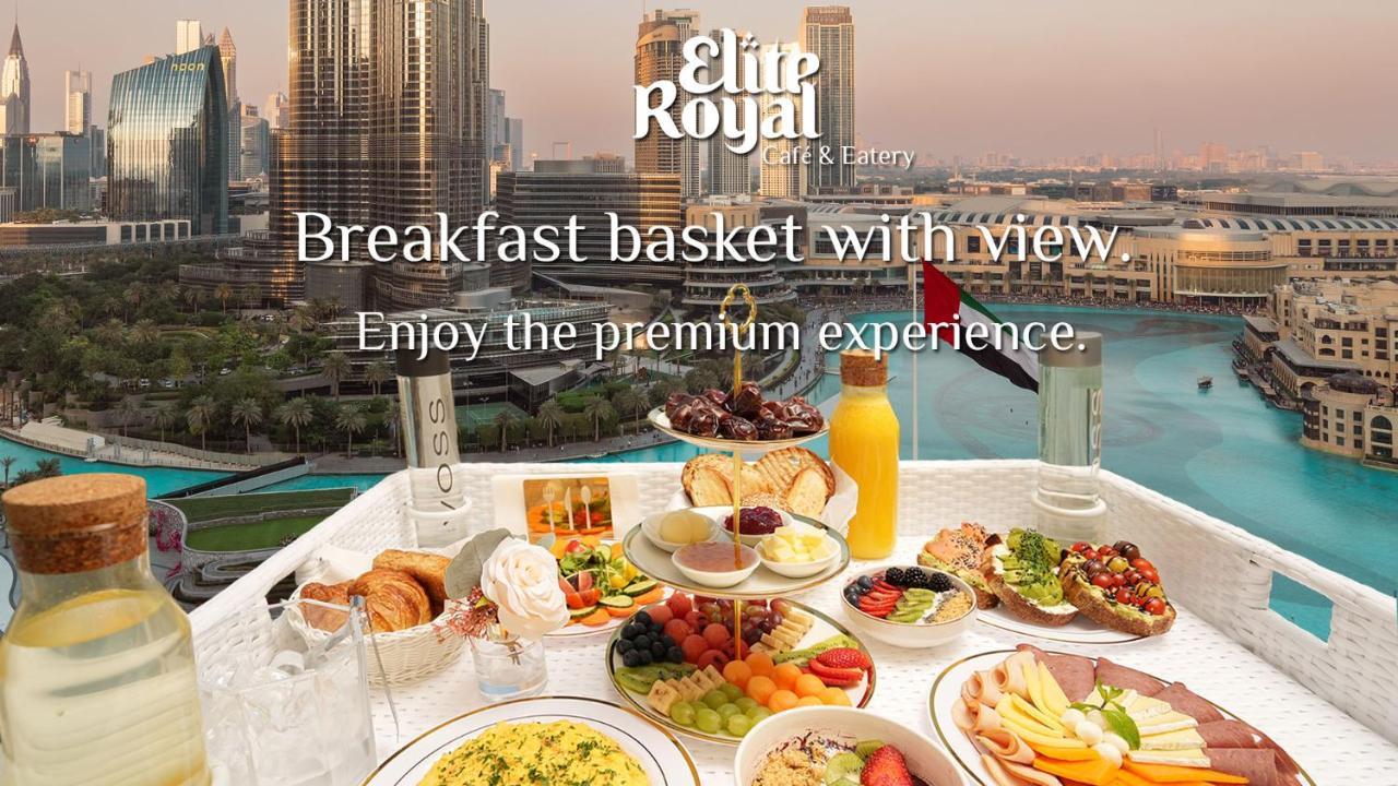 Elite Royal Apartment - Full Burj Khalifa & Fountain View - Crystal Dubai Exteriör bild